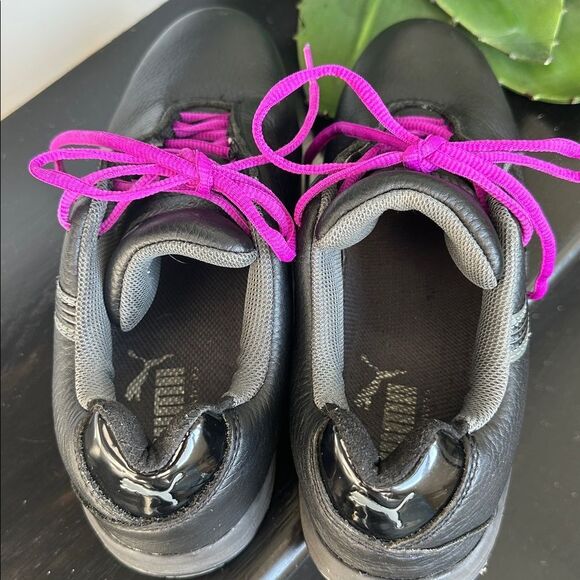 Puma Women’s Steel Toe Work Shoes, Black Leather, Like New, Safety Toe - Picture 9 of 11